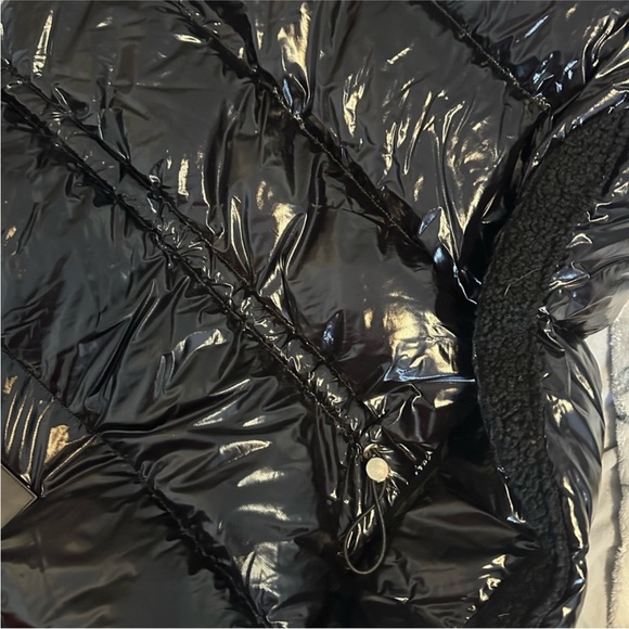 NB Series by Nicole Benisti Shiny Black Puffer Jacket - Picture 6 of 6
